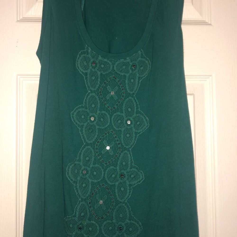 Fossil brand embellished tank.